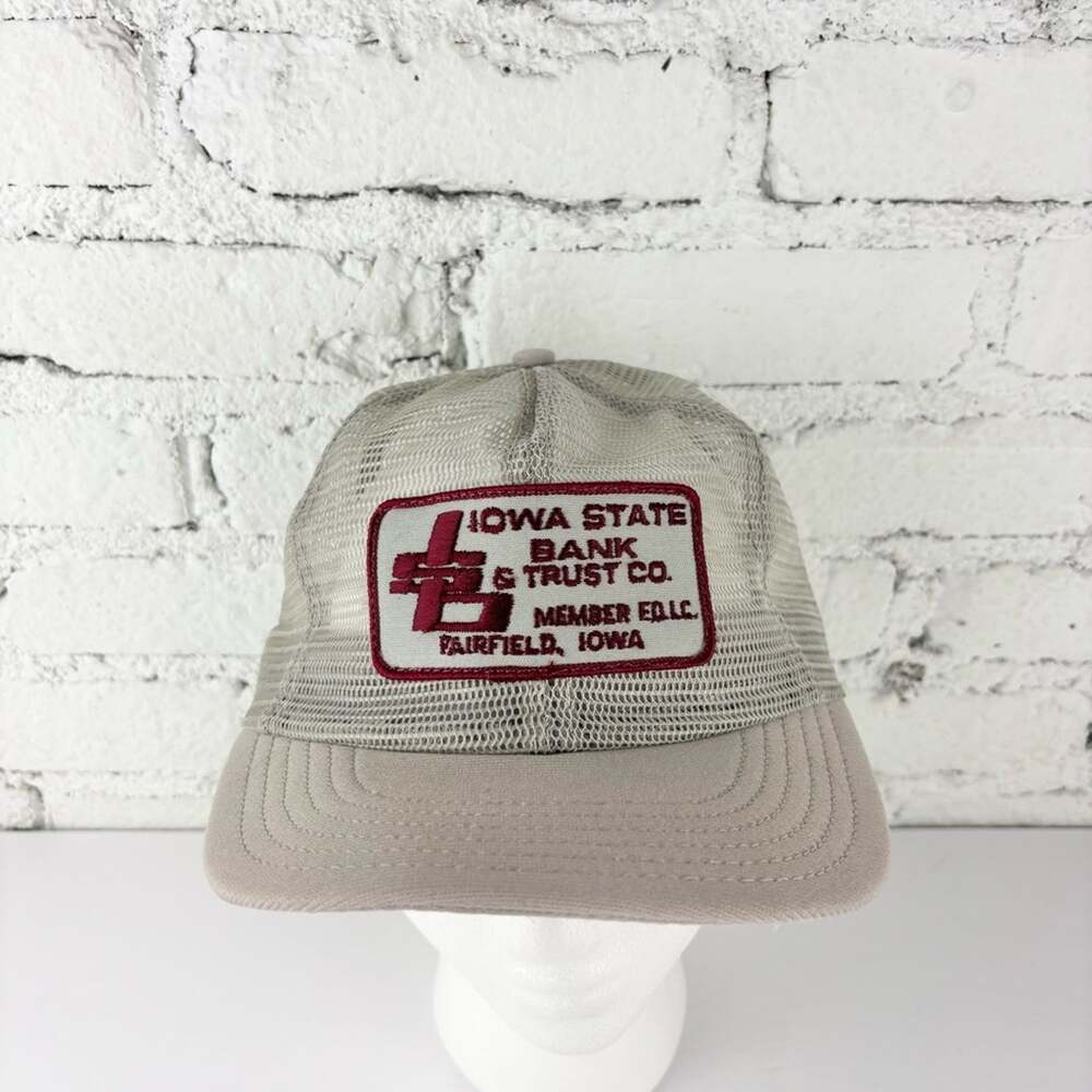 Vintage Iowa State Bank And Trust Snapback